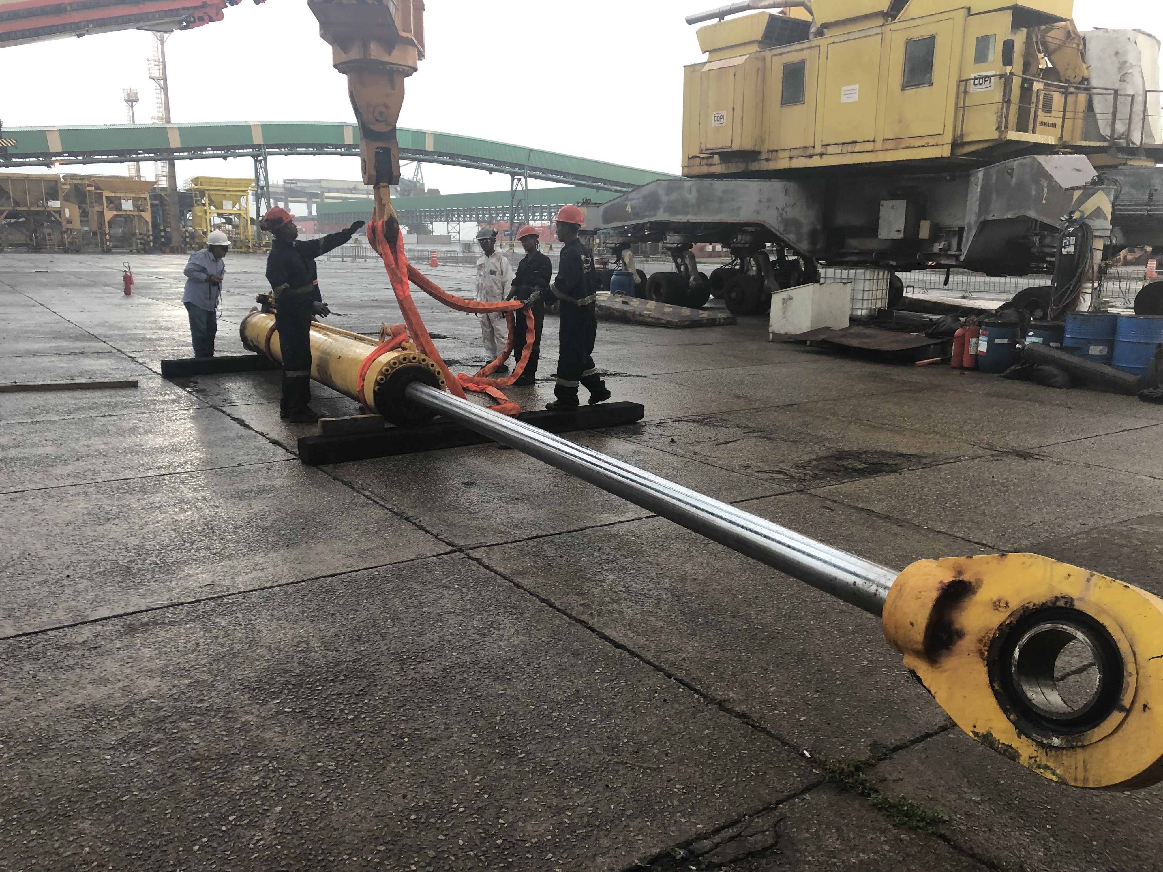 Dismantling of the LHM 250 port crane